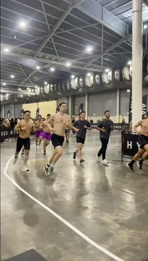 Mid-race running